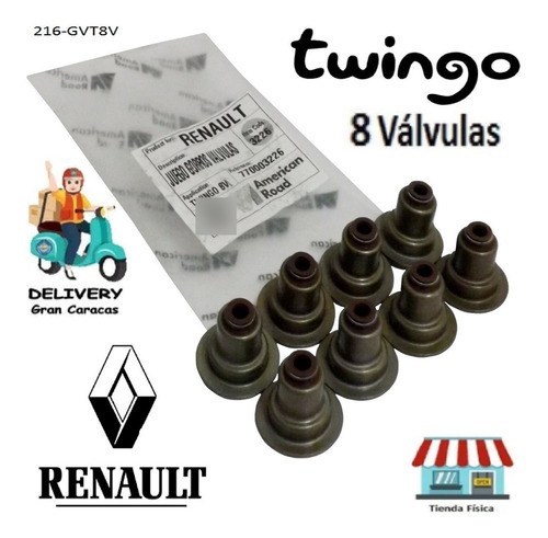 Gomas Valvulas Renault Twingo2 8v 