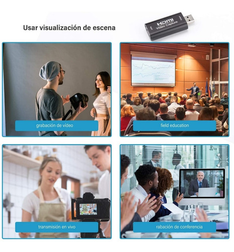 Imagen 7 de 7 de Tarjeta De Captura De Video Hdmi 2.0 A Usb Fhd