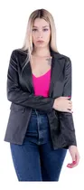Comprar Blazer Saco Mujer Engomado Entallado Elastizado Largo Talles