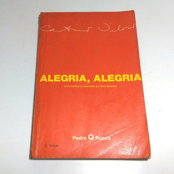 Livro: Alegria Alegria Caetano Veloso (autografado) - Livros ...