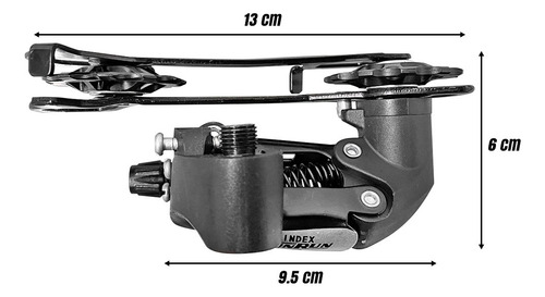 Cambio Trasero Desviador Bicicleta Largo Con Pata Sunrun