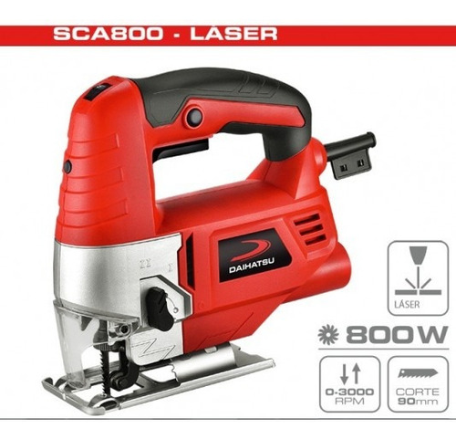 Sierra Caladora Daihatsu Sca800 Eléctrica 800w Laser