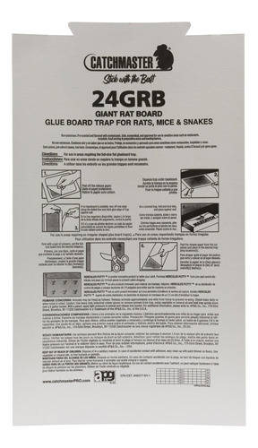 Catchmaster Grb Tablas De Pegamento Para Ratas (paquete De 2