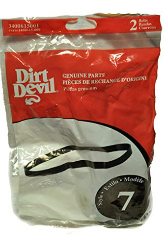 Dirt Devil Vacuum Estilo De La Correa # 7 Fits Dirt Devil Po