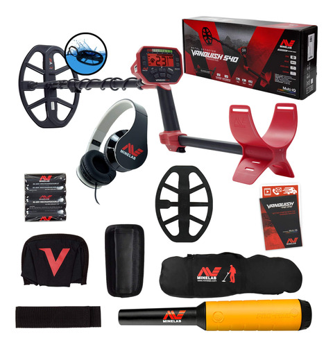 Detector De Metales Minelab Vanquish 540 Kit Completo