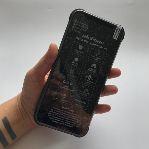 Celular Ulefone Power Armor 14 Uso Rudo 4gb 64gb Super Batería 10000 Mah Dual Sim Demo (Reacondicionado)