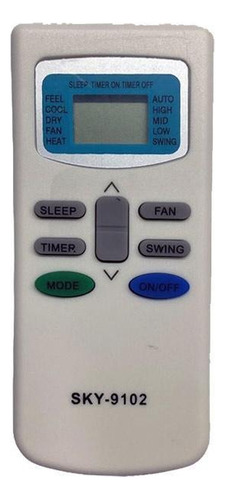 Control compatible con aire acondicionado Philco Cra01 Split