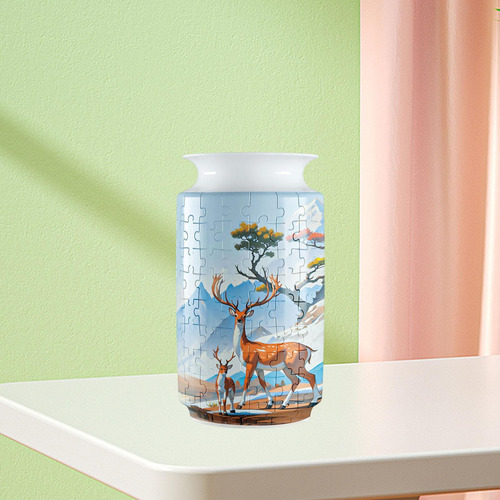 3d Puzzle Vase Diy Craft Creative Con Copa De Agua Estilo B