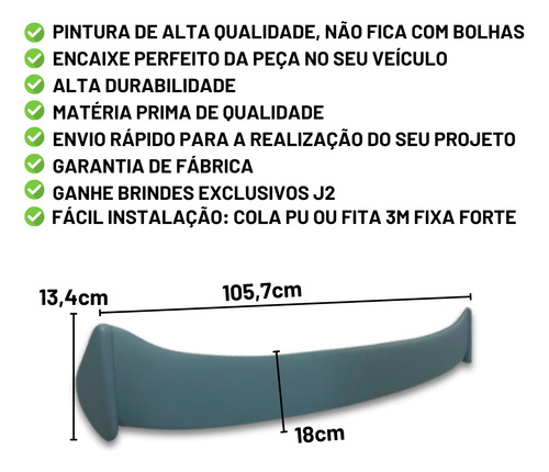 Aerofólio Vr6 P/ Tsi Mpi Move High Xtreme Take Cross Up