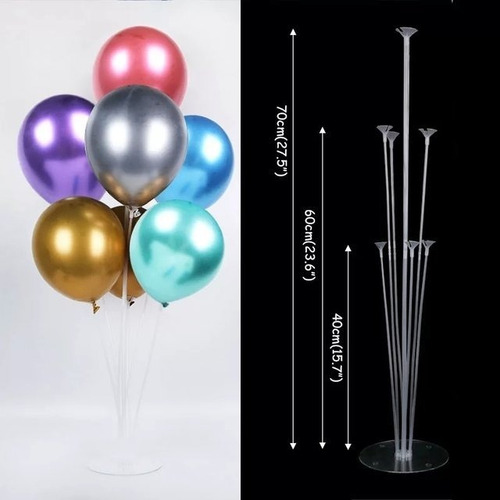 Bases Para Globos Metalizados Y Látex 