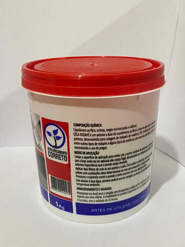 Imagem 5 de 5 de Cola Rodapé Poliestireno, Mdf Hd Flex Sim. Santa Luzia 1 Kg