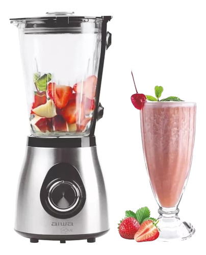 Licuadora De Pie Aiwa Acero Inoxidable 1.5l Pica Hielo 500w