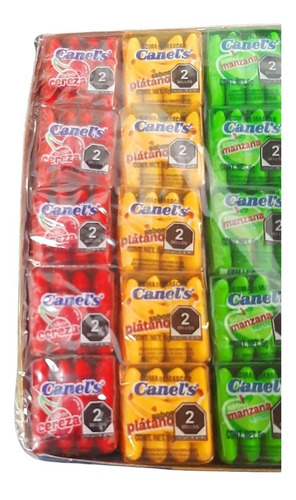 2 Pack - Chicles Canels 4s Frutas 60 Piezas