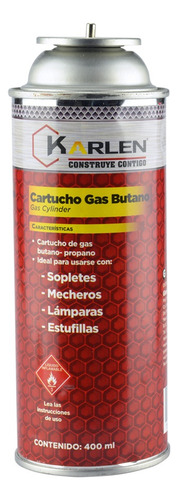 Cartucho Gas 2pz Butano Para Estufa Soplete 220g Ecom
