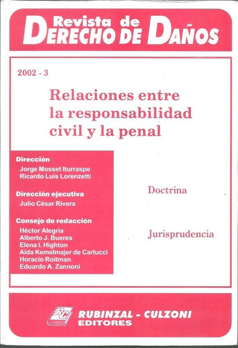 Relaciones Entre La Reponsabilidad Civil Y Penal 