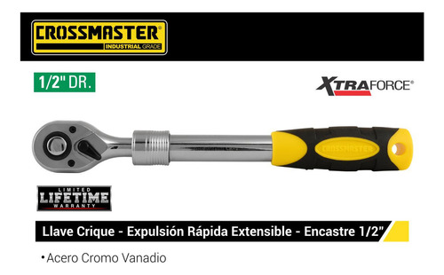 Llave Crique Extensible 305/432mm Enc 1/2  Crossmaster