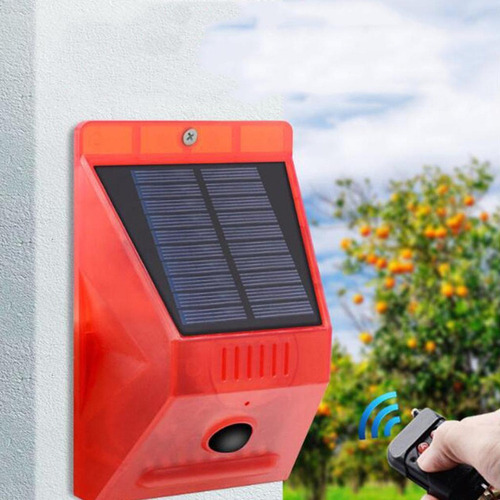 Luz De Sensor Infrarrojo Para Cuerpo Humano Con Alarma Solar