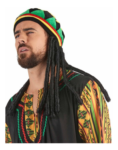 Peluca Rasta Ref   Mp371 Halloween  Disfraz 