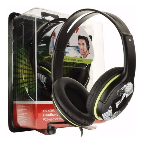 Imagen 3 de 5 de Auriculares Con Microfono Genius Hs-400a