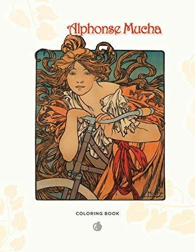 Book : Alphonse Mucha Coloring Book - Pomegranate