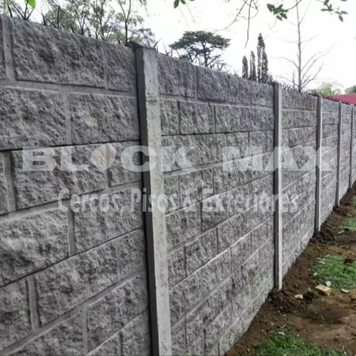 Muro Perimetral Cerco Tipo Bloque Rústico