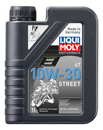 Aceite Liqui Moly Motorbike4t 10w30 Sintético Street 1l