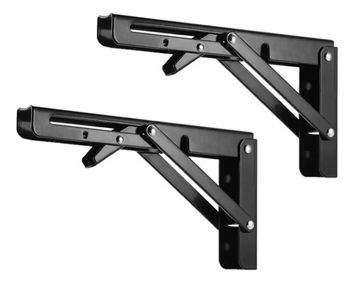 Mensula Soporte Repisa Acero Brazo Abatible Par 50cm