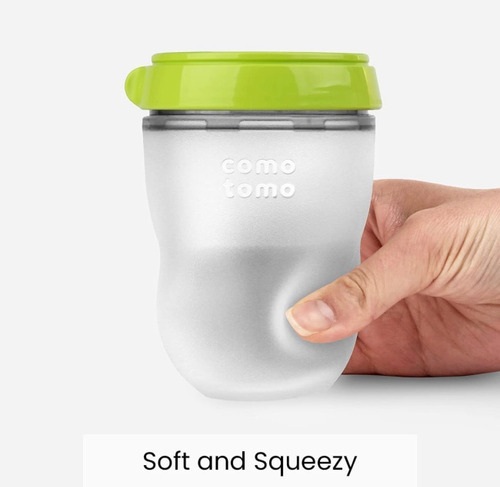 Imagen 5 de 7 de Mamadera 250 Ml Como Tomo Verde