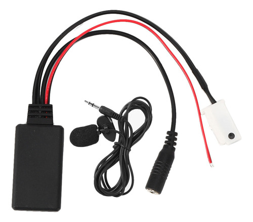 Kit De Cable Adaptador Mp3 Bluetooth Con Micrófono Para Auto