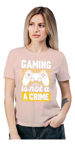 Polera Mujer Gaming Is Not Gamer Algodón Orgánico Wiwi