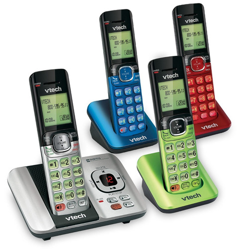 Telefono Inalambrico Vtech Cs6529-4b 4 Con Identificador