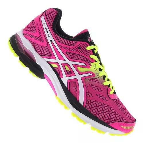 tenis asics feminino colorido mercado livre