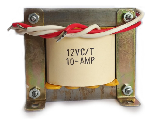 Transformador De Corriente Con Derivación 12v-10 Amp 10 Pzs
