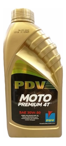 Aceite Pdv Moto Premium 4t Sae