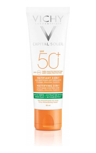 Vichy Capital Solar Matificante 3 En 1 F50 X50 