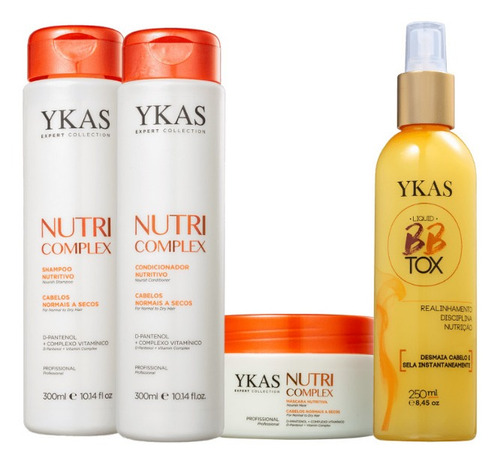 Ykas Nutri Complex Kit Trio Pequeno + Botox Líquido