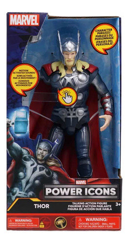 Muñeco Disney Store Thor Marvel Con Sonido Y Luces