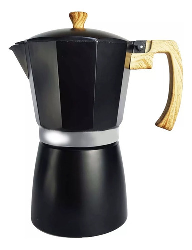 Cafetera Moka 300 Ml 6 Pocillos Aluminio Cafe Express