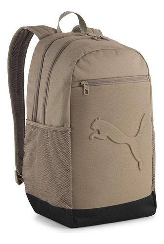 Mochila Puma Buzz para viagem Cor Marrom Design do tecido Liso