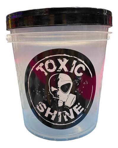 Balde Toxic Shine 10 Litros Con Tapa