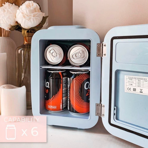 Imagen 6 de 8 de Mini Refrigerador 4l Portátil Cocina Auto Oficina Log-on