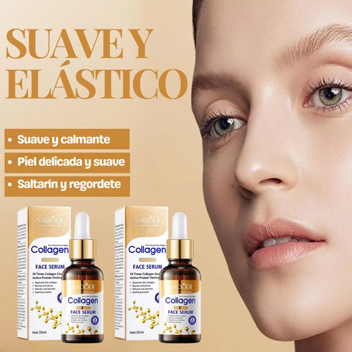 Serum Colageno Reafirmante Arrugas Gotero Facial Aplicador F Momento De Aplicación Día/noche Tipo De Piel Todo Tipo De Piel