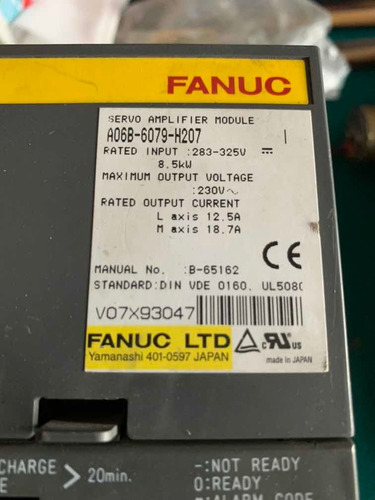 Fanuc Servo Amplifier Module A06b-6079-h207 (Usado)