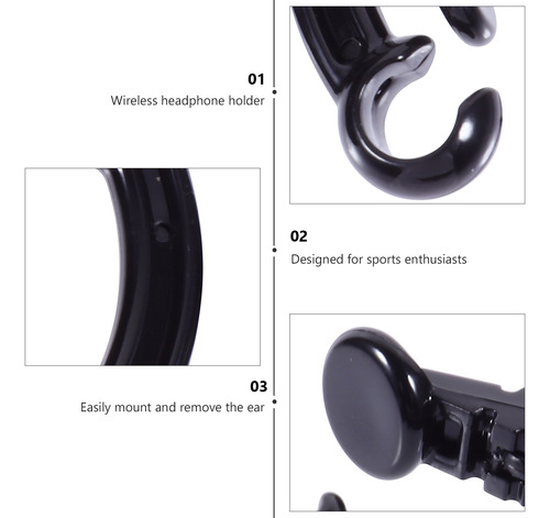 Soporte Para Auriculares Inalámbrico De 2 Piezas, Compatible