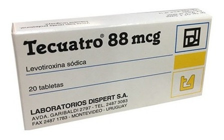 Tecuatro® 88mcg X 20 Comprimidos - Levotiroxina