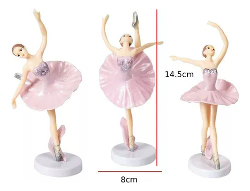 3 Peças De Bonecos De Balé Fofos Para Meninas