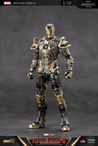 Mt Zd Iron Man Mk41 Action Figure Escala 1/10, Par De