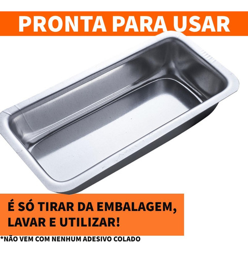30 Formas De Pão Retangular Em Aluminio Numero 3
