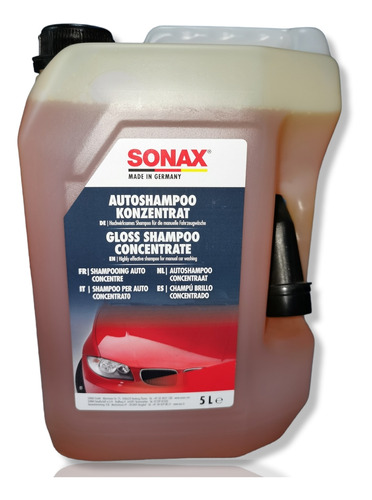 Shampoo Para Autos Sonax 5 Litros Concentrado 