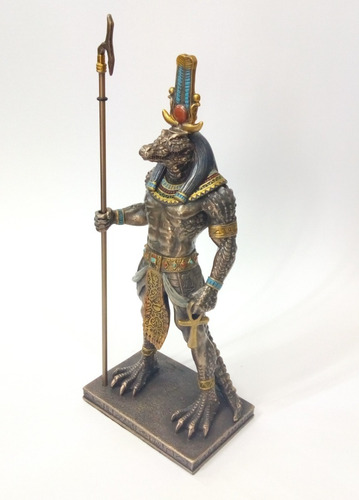 Figura De Sobek Dios Egipcio En Forma De Cocodrilo Veronese